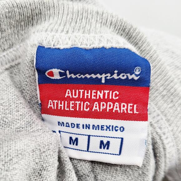 Property of MIT Athletics Gray Maroon T-Shirt Champion Authentic Athletic Size M - Picture 6 of 8